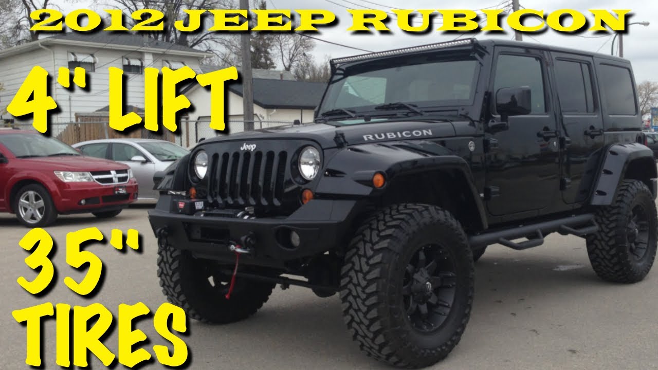 Lifted 2012 Jeep Wrangler Rubicon by RTXC in Winnipeg Ride Time