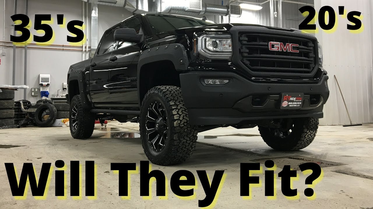 Will They Fit - 35in tires on a Lifted 2017 GMC Sierra 1500 SLT
