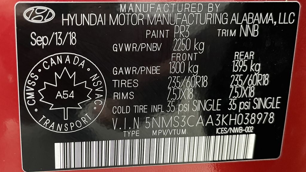 Hyundai Santa Fe Preferred 2019