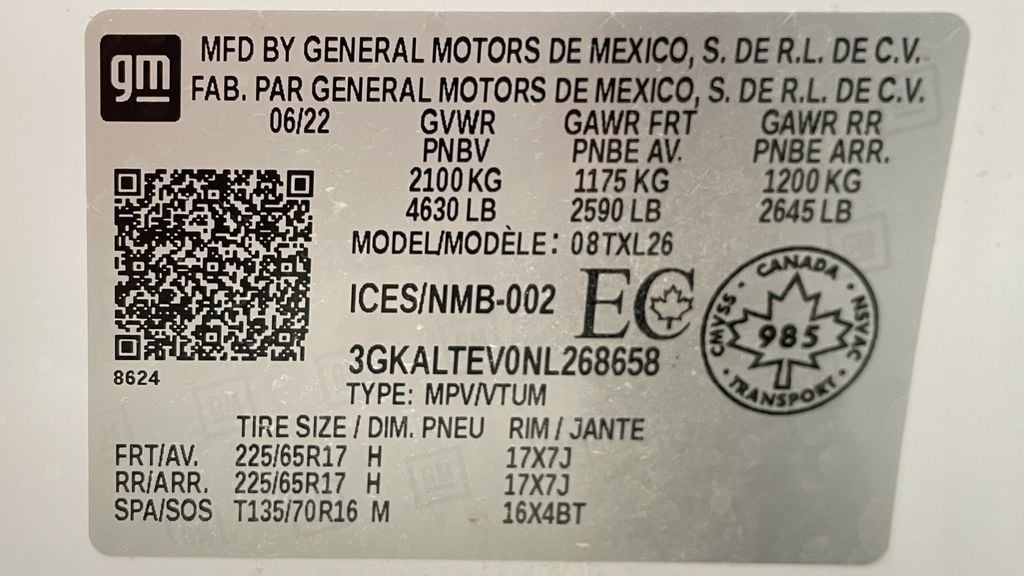 GMC Terrain SLE 2022