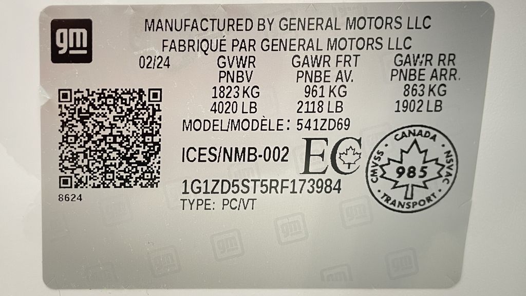 Chevrolet Malibu 1LT 2024