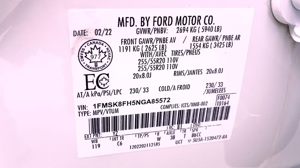 Ford Explorer Limited 2022