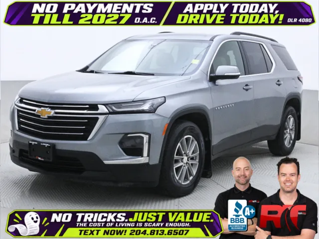 Used 2023 Chevrolet Traverse LT Cloth for sale in Winnipeg